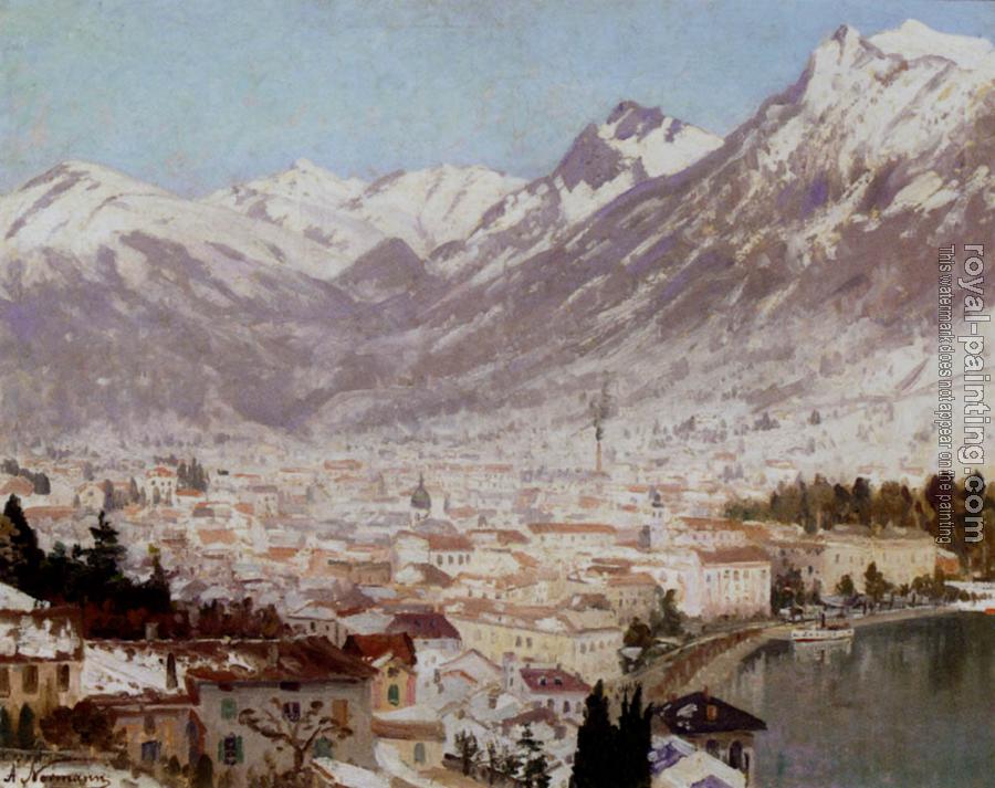 Adelsteen Normann : A View Of Como